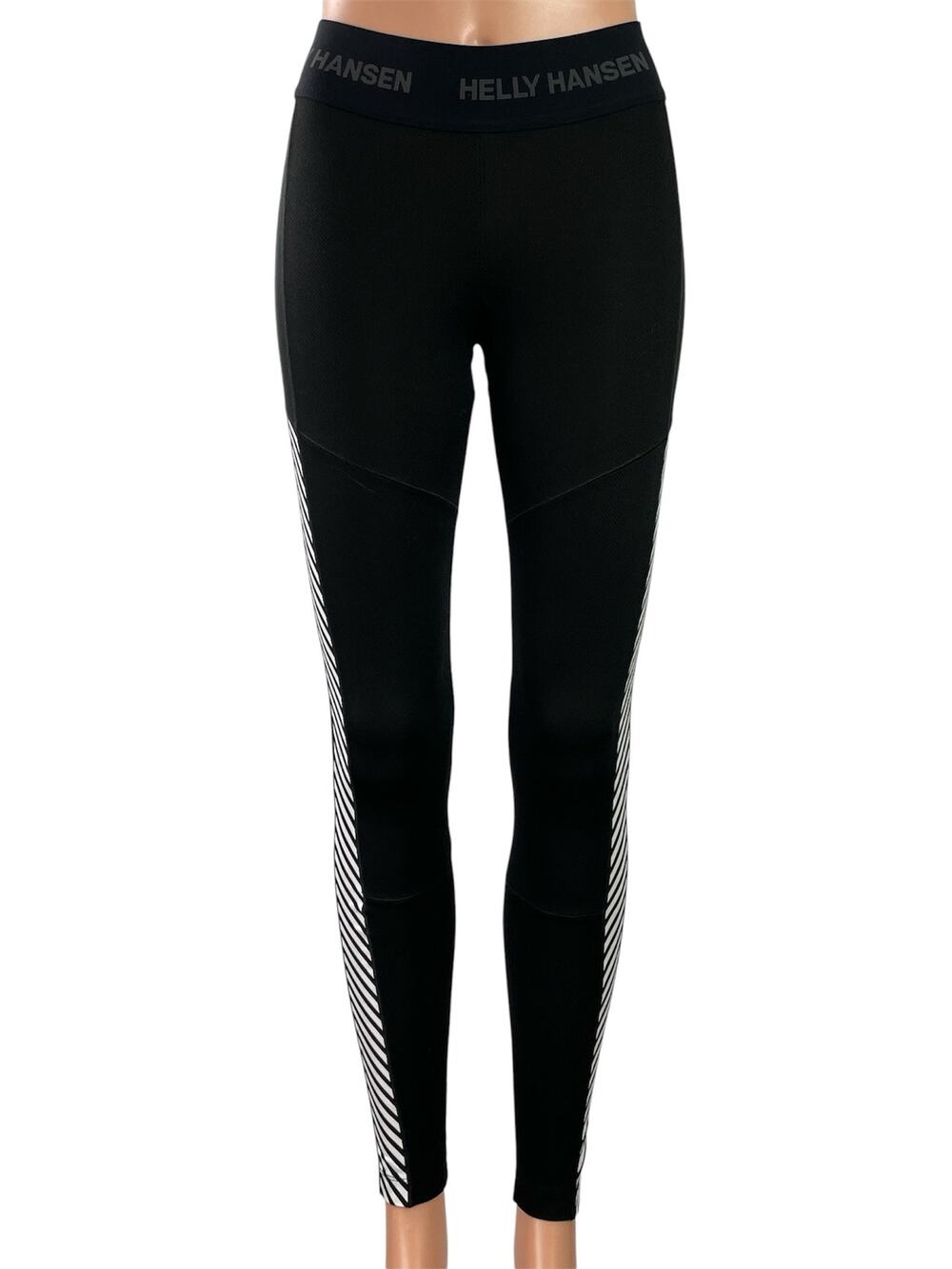 Helly Hansen LIFA Baselayer Black High Performance Athletic Legging Pants Sz SP